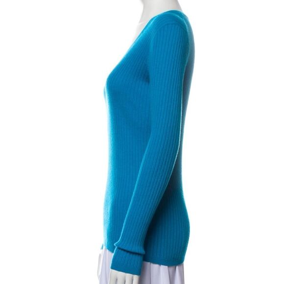 VINCE V- Neck Sweater aqua - Picture 3 of 7